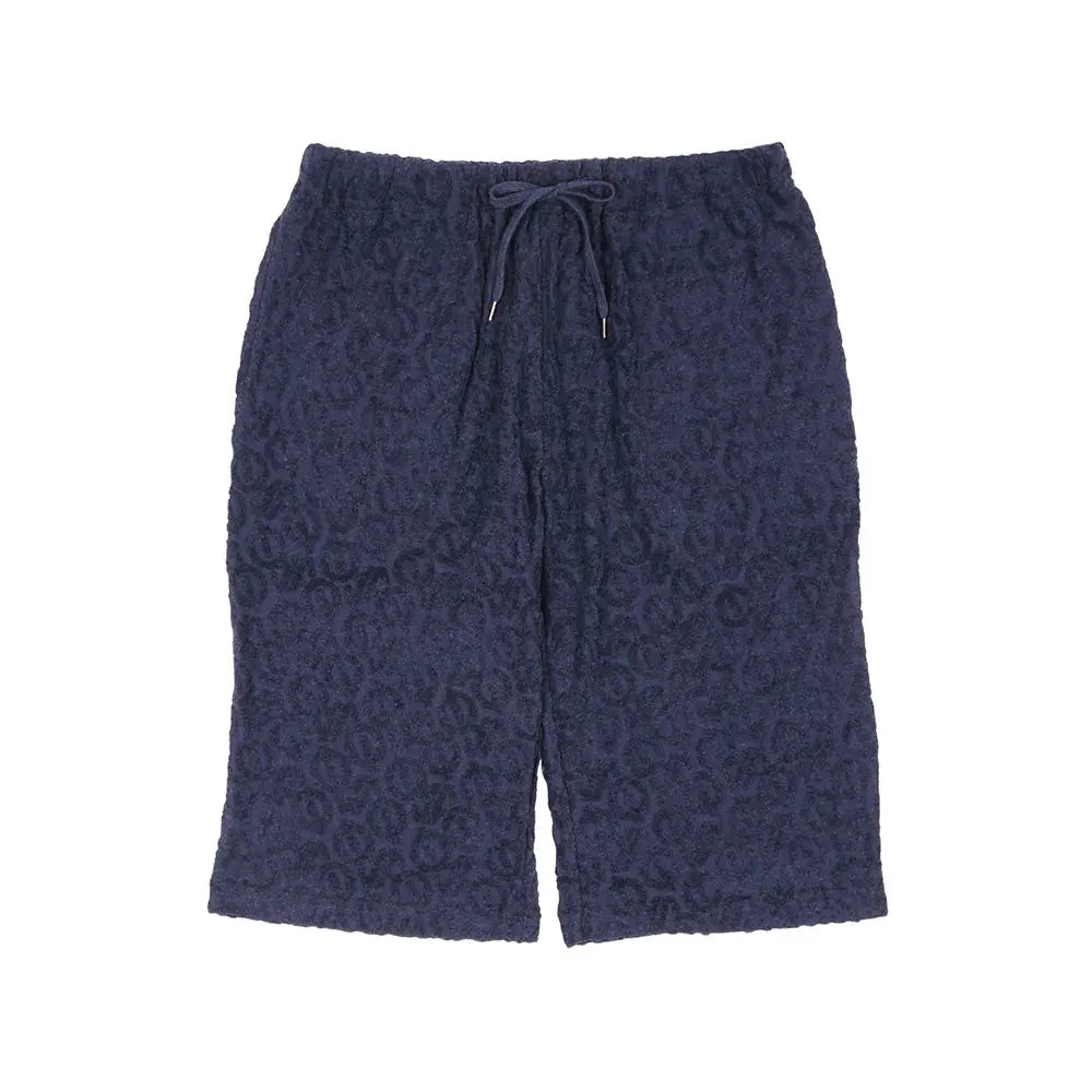 Aquascutum アクアスキュータム パイル杢ジャカードAQ ハーフパンツ - ルームウェア Navy / L RENOWNINX ONLINE SHOP