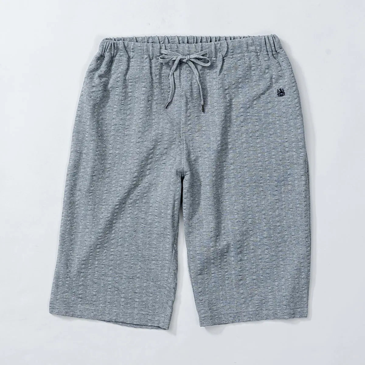 Aquascutum アクアスキュータム 吸水速乾ニットサッカー杢無地 ハーフパンツ - ルームウェア Gray / L RENOWNINX ONLINE SHOP