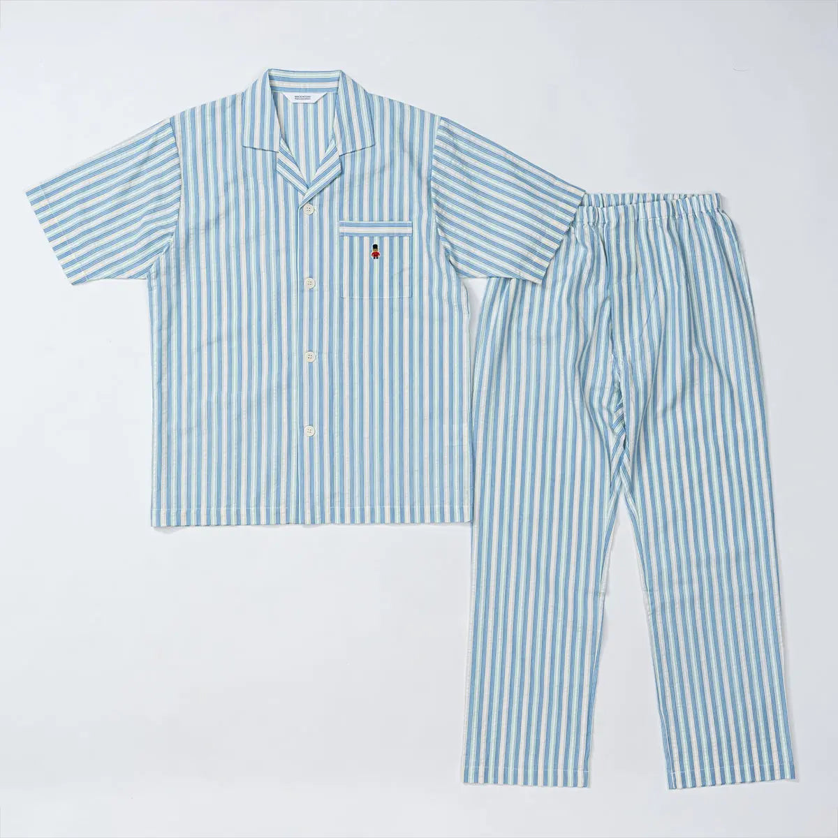 MACKINTOSH PHILOSOPHY マッキントッシュ フィロソフィー パジャマ サッカーストライプ - パジャマ Blue / L RENOWNINX ONLINE SHOP