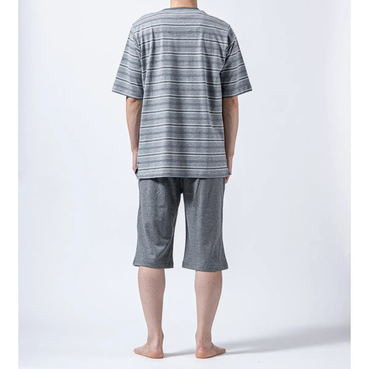 MACKINTOSH PHILOSOPHY マッキントッシュ フィロソフィー パジャマ 40/2天竺ボーダークルー半袖+無地ハーフパンツ - パジャマ RENOWNINX ONLINE SHOP