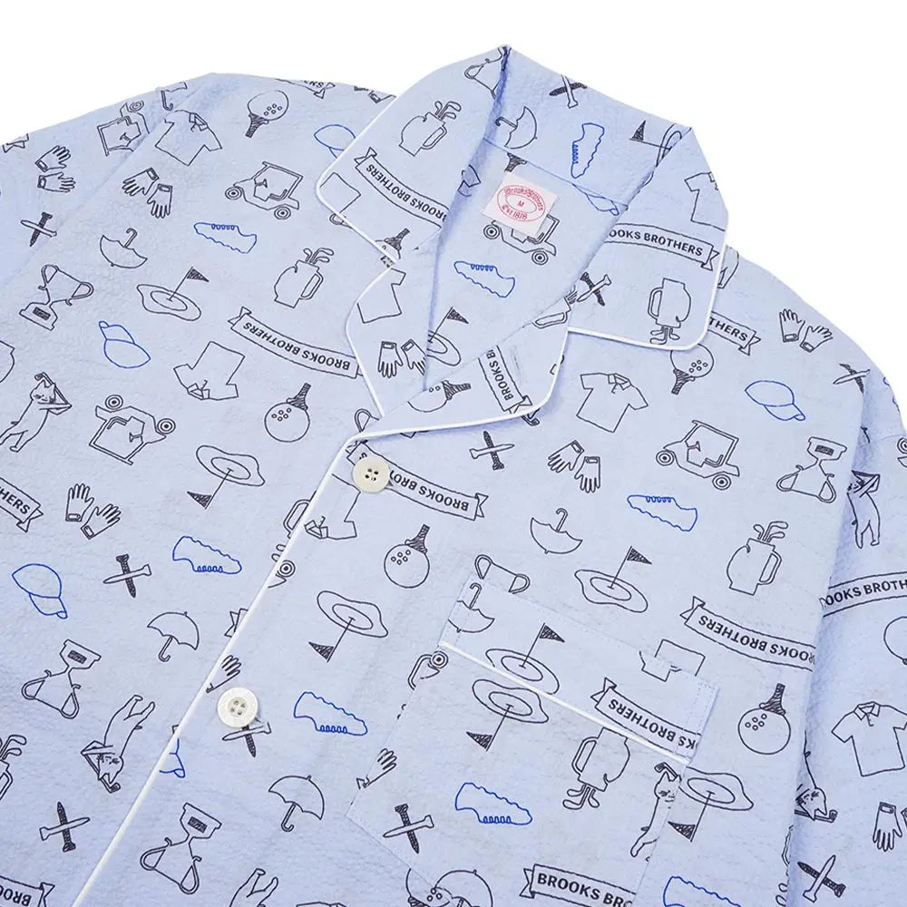Brooks Brothers ブルックス ブラザーズ パジャマ リップルゴルフプリント - パジャマ RENOWNINX ONLINE SHOP