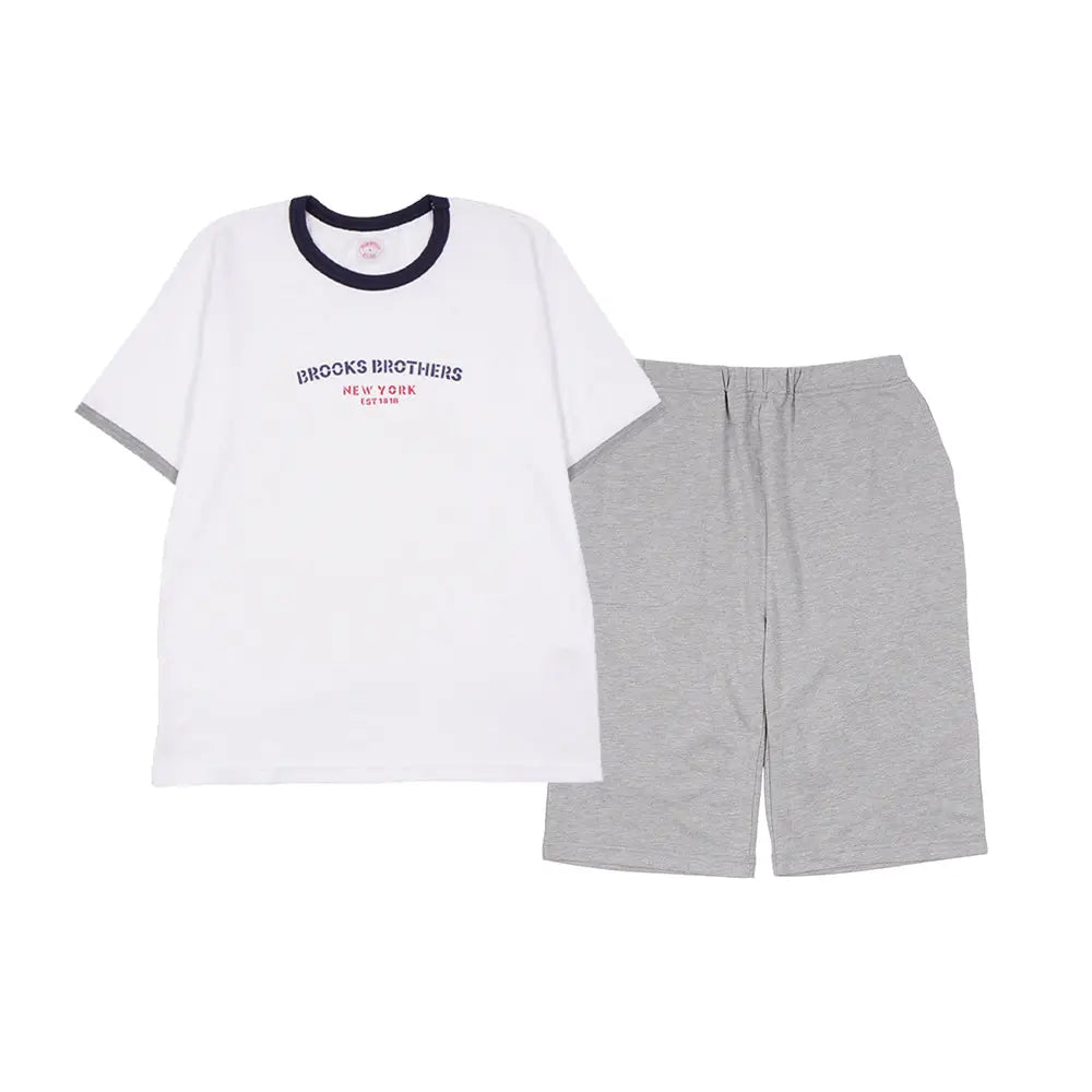Brooks Brothers ブルックス ブラザーズ パジャマ DRY-Xバーズアイ 半袖クルー - パジャマ White / L RENOWNINX ONLINE SHOP