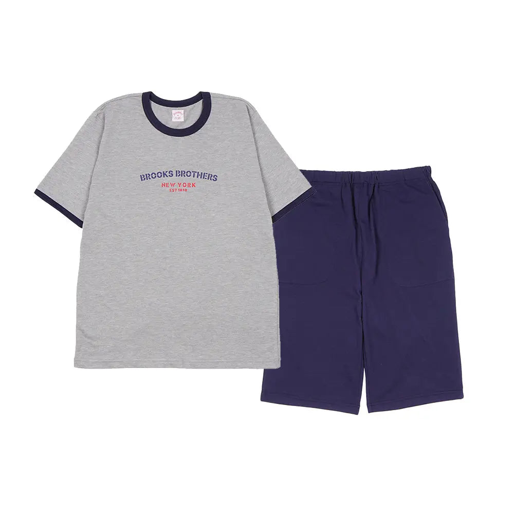 Brooks Brothers ブルックス ブラザーズ パジャマ DRY-Xバーズアイ 半袖クルー - パジャマ Gray / L RENOWNINX ONLINE SHOP