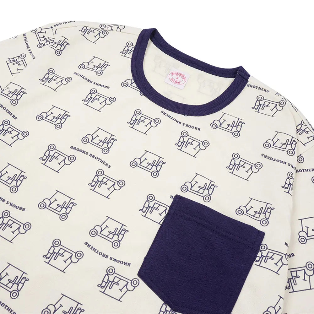 Brooks Brothers ブルックス ブラザーズ パジャマ パイルゴルフカートプリントクルー - パジャマ RENOWNINX ONLINE SHOP