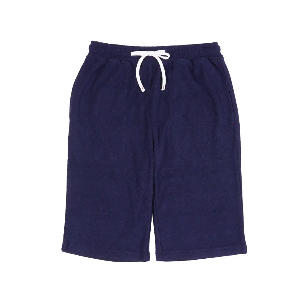 Brooks Brothers ブルックス ブラザーズ ソフトパイルボーダー&無地ハーフパンツ - パジャマ Navy / L RENOWNINX ONLINE SHOP