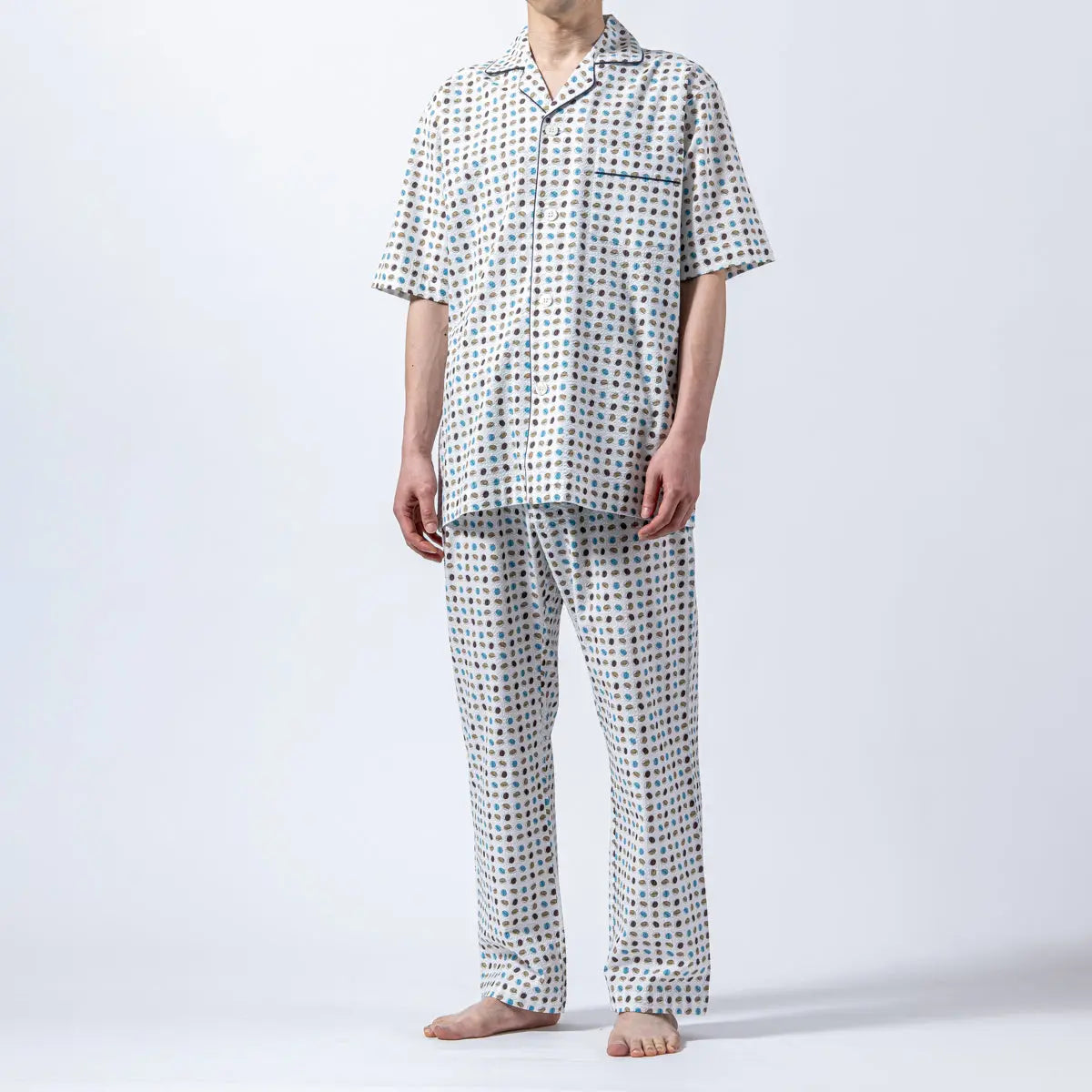 Brooks Brothers ブルックス ブラザーズ パジャマ リップルビーンズドットプリント - パジャマ RENOWNINX ONLINE SHOP