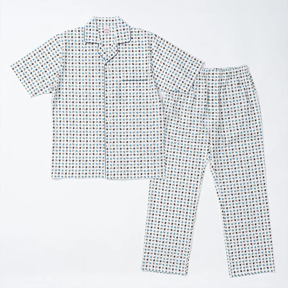 Brooks Brothers ブルックス ブラザーズ パジャマ リップルビーンズドットプリント - パジャマ Beige / L RENOWNINX ONLINE SHOP
