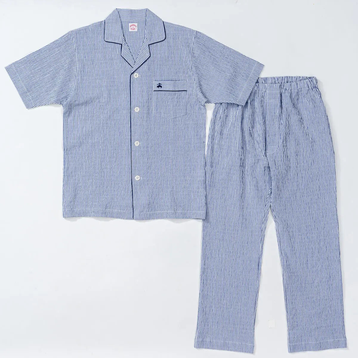 Brooks Brothers ブルックス ブラザーズ パジャマ シャーリング ワッシャーストライプ - パジャマ Blue / L RENOWNINX ONLINE SHOP