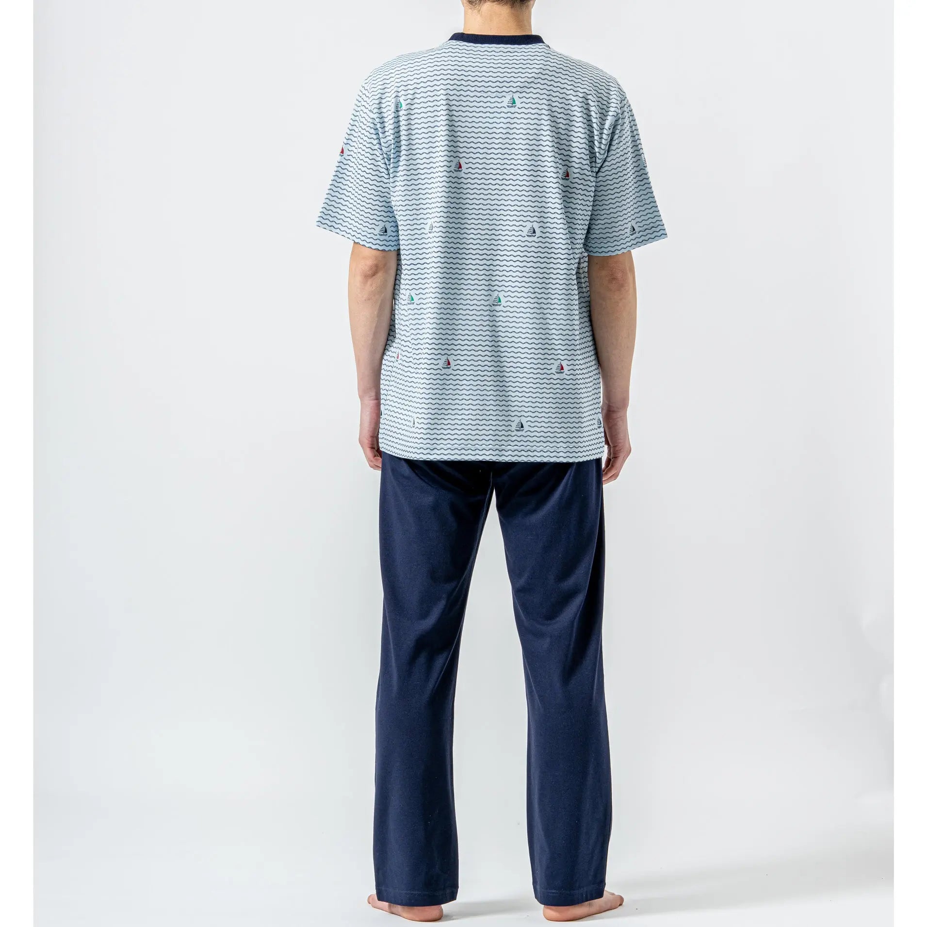 Brooks Brothers ブルックス ブラザーズ パジャマ 天竺ヨットプリントクルー - パジャマ RENOWNINX ONLINE SHOP