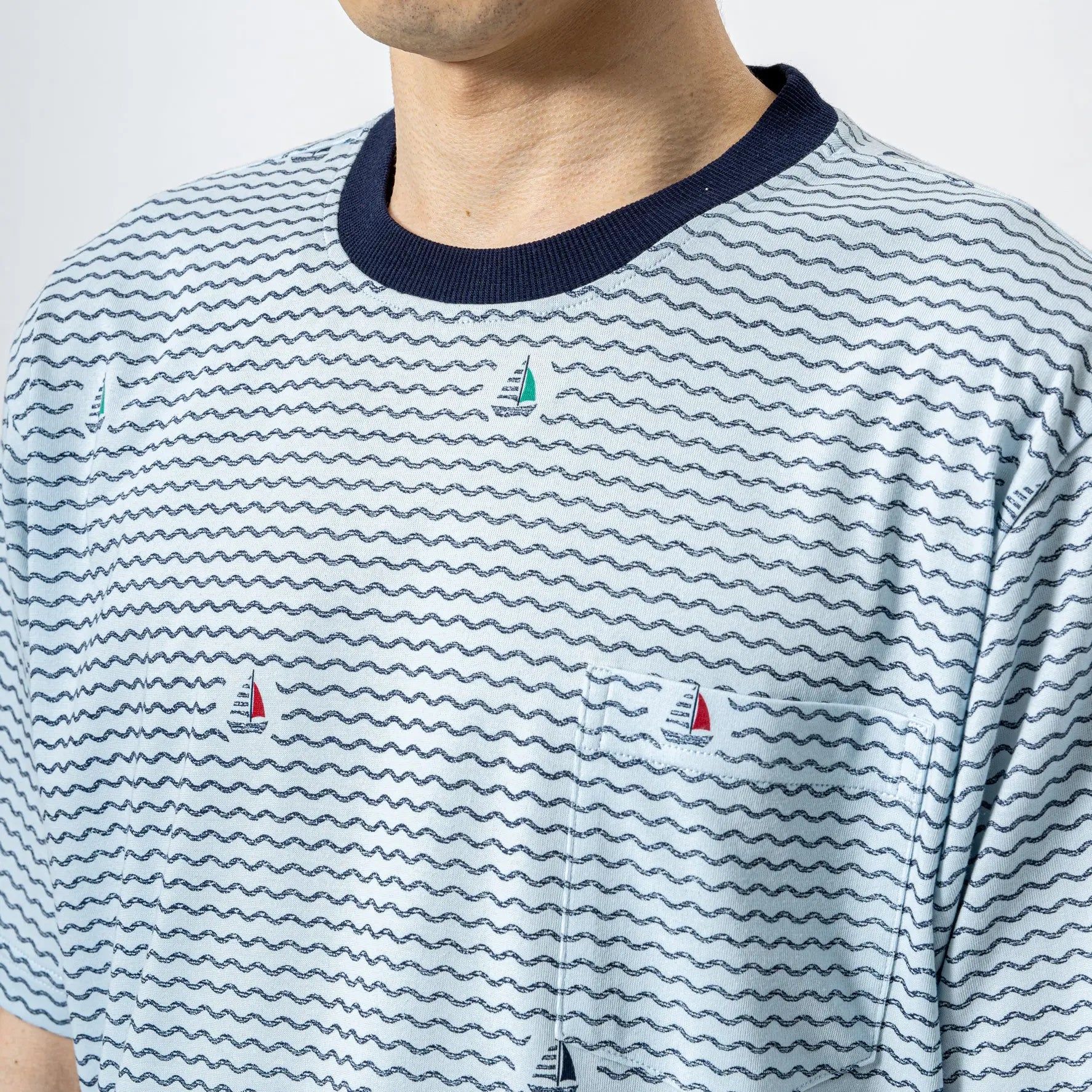 Brooks Brothers ブルックス ブラザーズ パジャマ 天竺ヨットプリントクルー - パジャマ RENOWNINX ONLINE SHOP