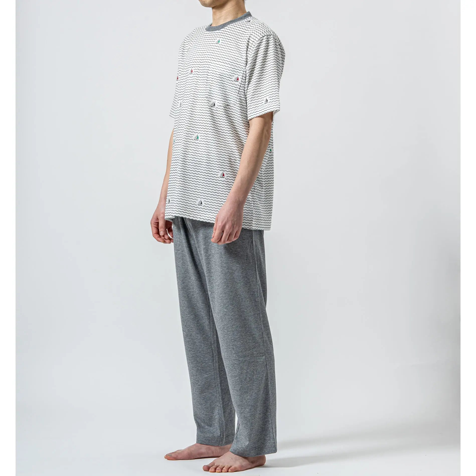 Brooks Brothers ブルックス ブラザーズ パジャマ 天竺ヨットプリントクルー - パジャマ RENOWNINX ONLINE SHOP