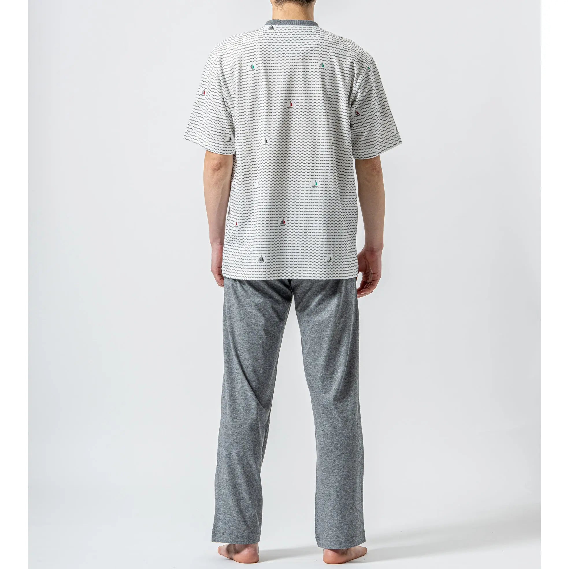 Brooks Brothers ブルックス ブラザーズ パジャマ 天竺ヨットプリントクルー - パジャマ RENOWNINX ONLINE SHOP