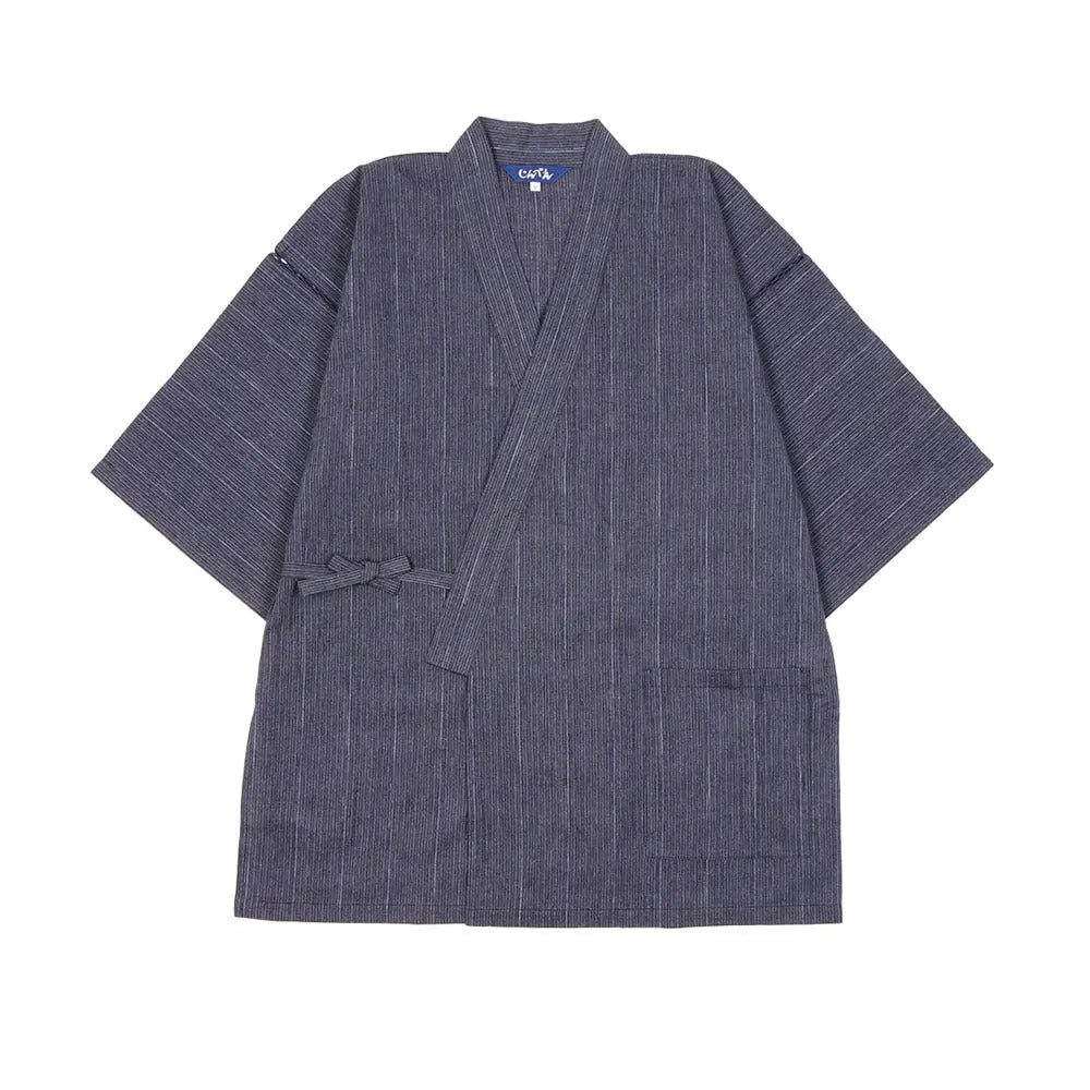 JIN 甚兵衛 強撚しじらかすりストライプ - パジャマ RENOWNINX ONLINE SHOP