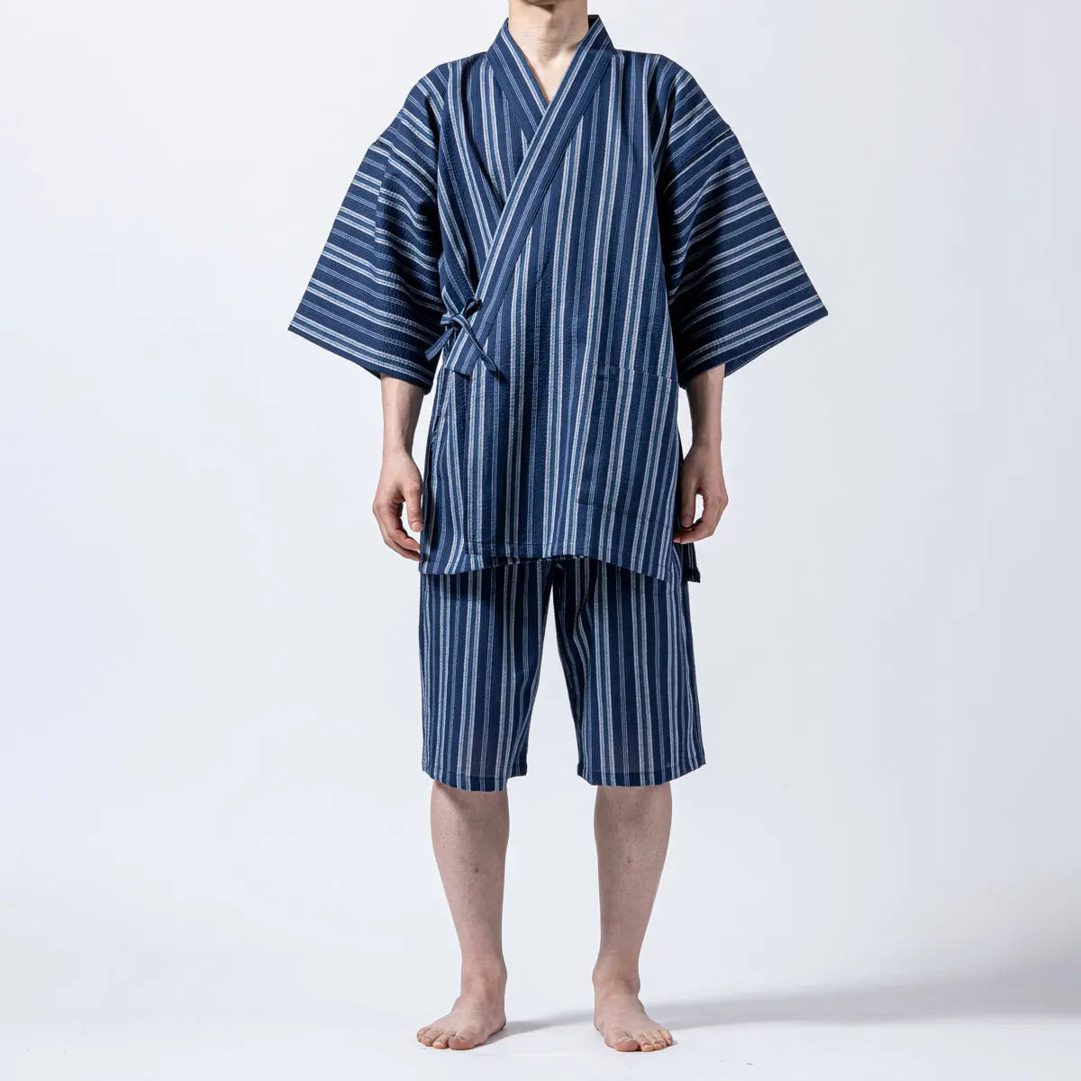 JIN 甚兵衛 しじら織地紋&たて縞 - パジャマ RENOWNINX ONLINE SHOP