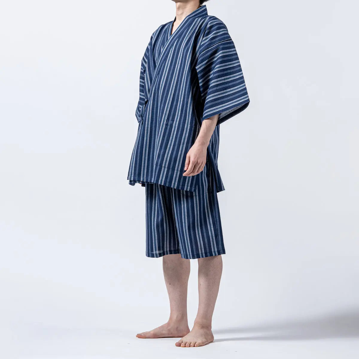 JIN 甚兵衛 しじら織地紋&たて縞 - パジャマ RENOWNINX ONLINE SHOP