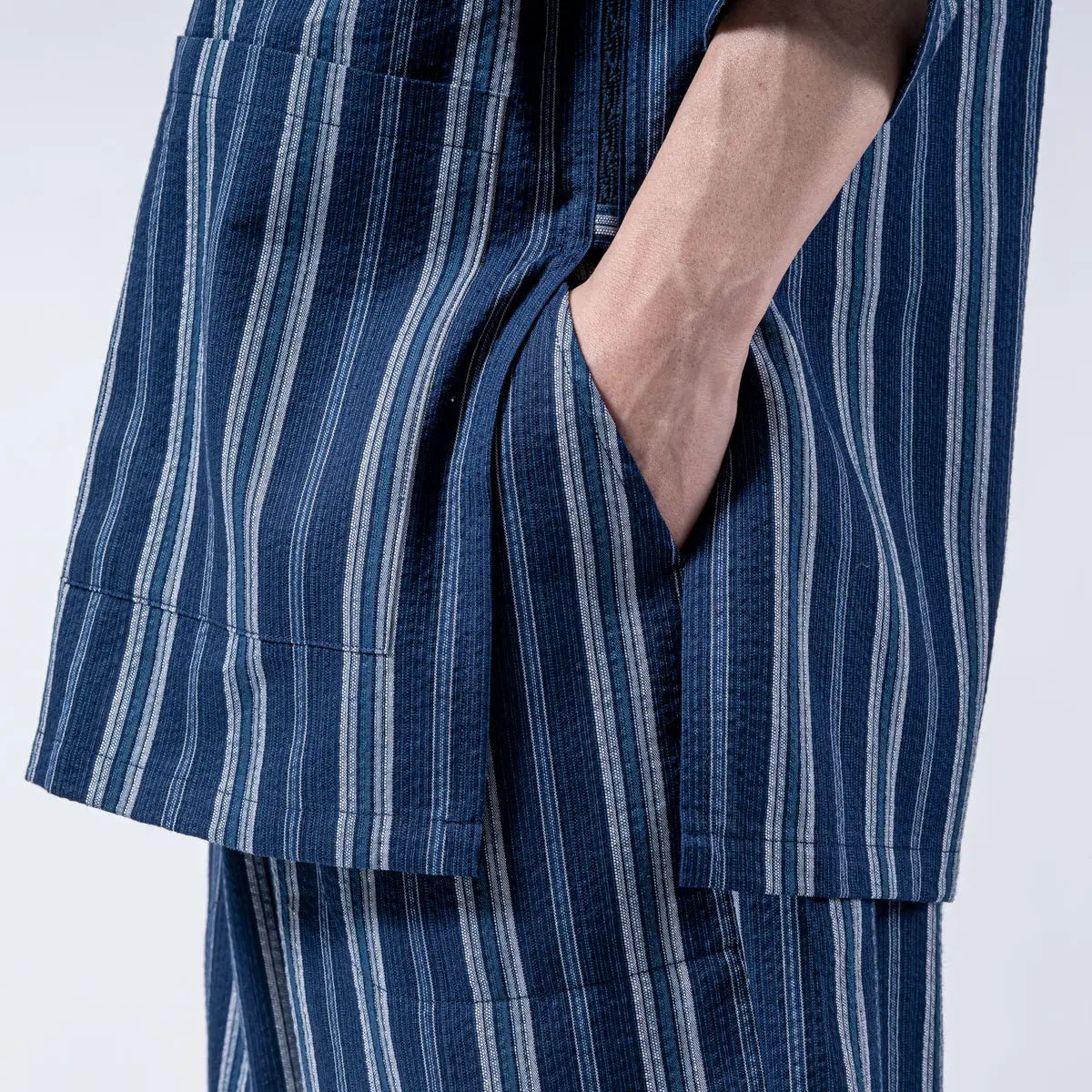 JIN 甚兵衛 しじら織地紋&たて縞 - パジャマ RENOWNINX ONLINE SHOP