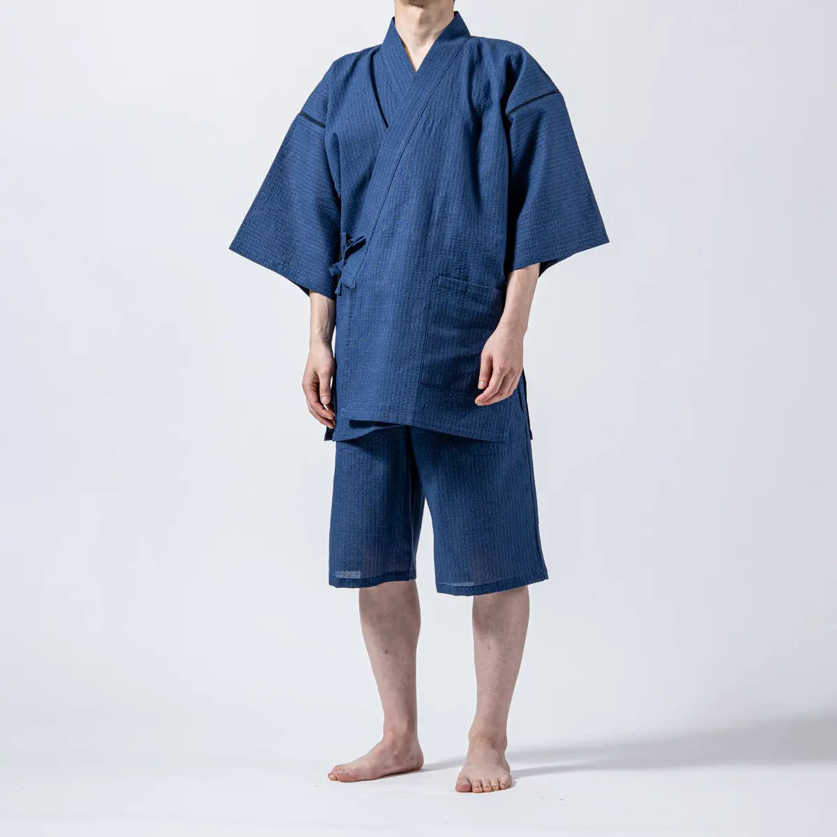 JIN 甚兵衛 しじら織地紋&たて縞 - パジャマ RENOWNINX ONLINE SHOP