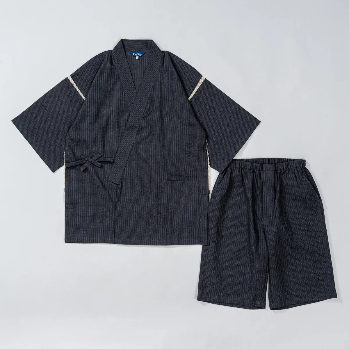 JIN 甚兵衛 しじら無地調 - パジャマ Charcoal Gray / LL RENOWNINX ONLINE SHOP