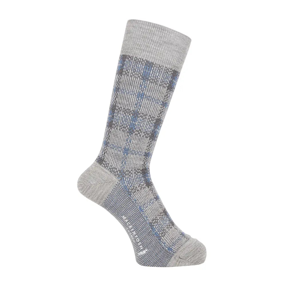 MACKINTOSH LONDON マッキントッシュ ロンドン ソックス タータンチェック - カジュアルソックス Light Gray / 25-27 RENOWNINX ONLINE SHOP