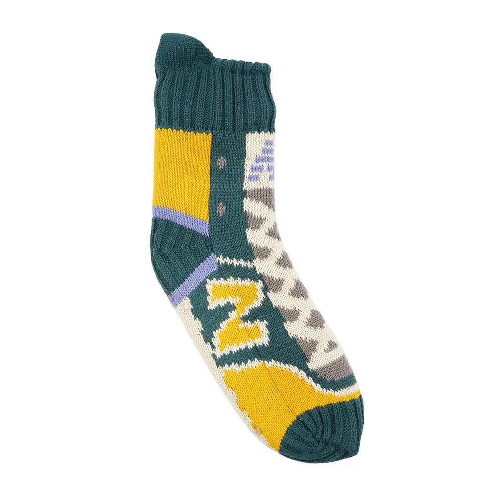 NEW BALANCE ニューバランス ソックス 裏ボアルームソックス - ルームウェアシューズ Green / 25-27 RENOWNINX ONLINE SHOP