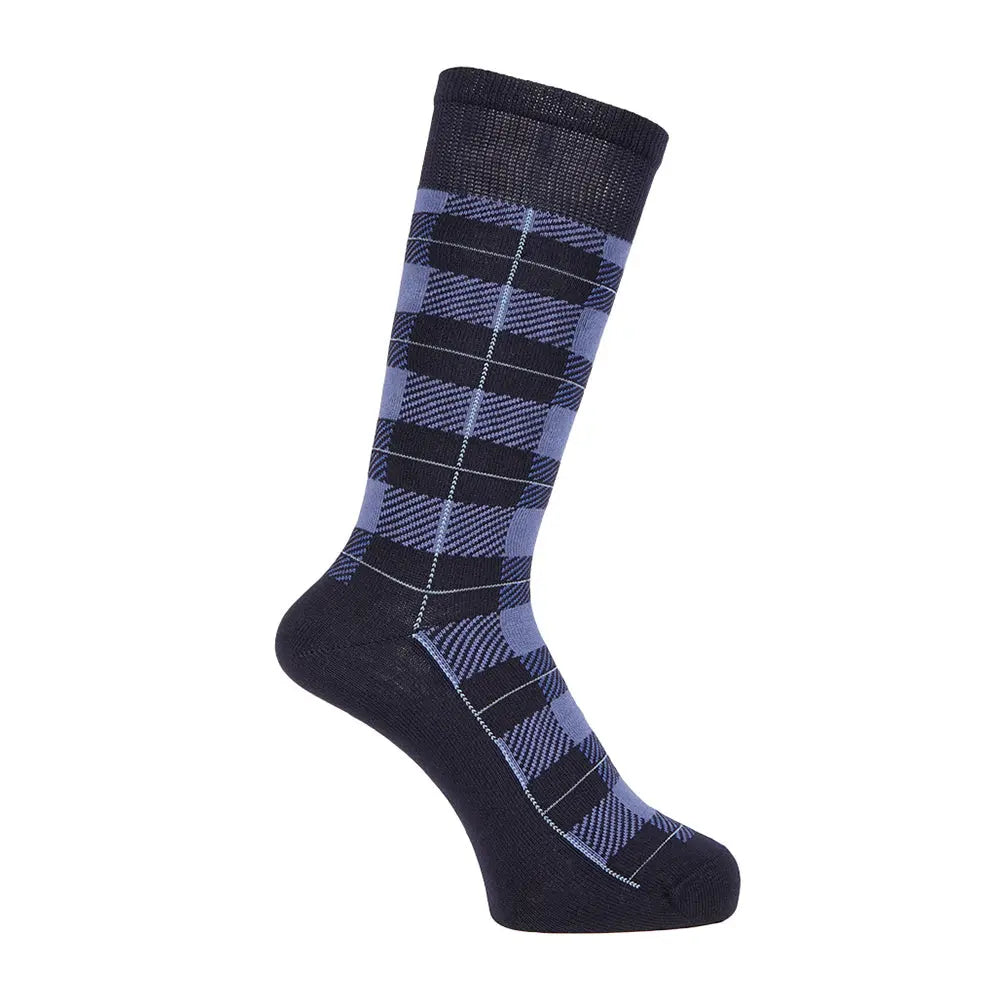 Aquascutum アクアスキュータム ソックス ソフトテンション タータンチェック - カジュアルソックス Navy / 24-26 RENOWNINX ONLINE SHOP
