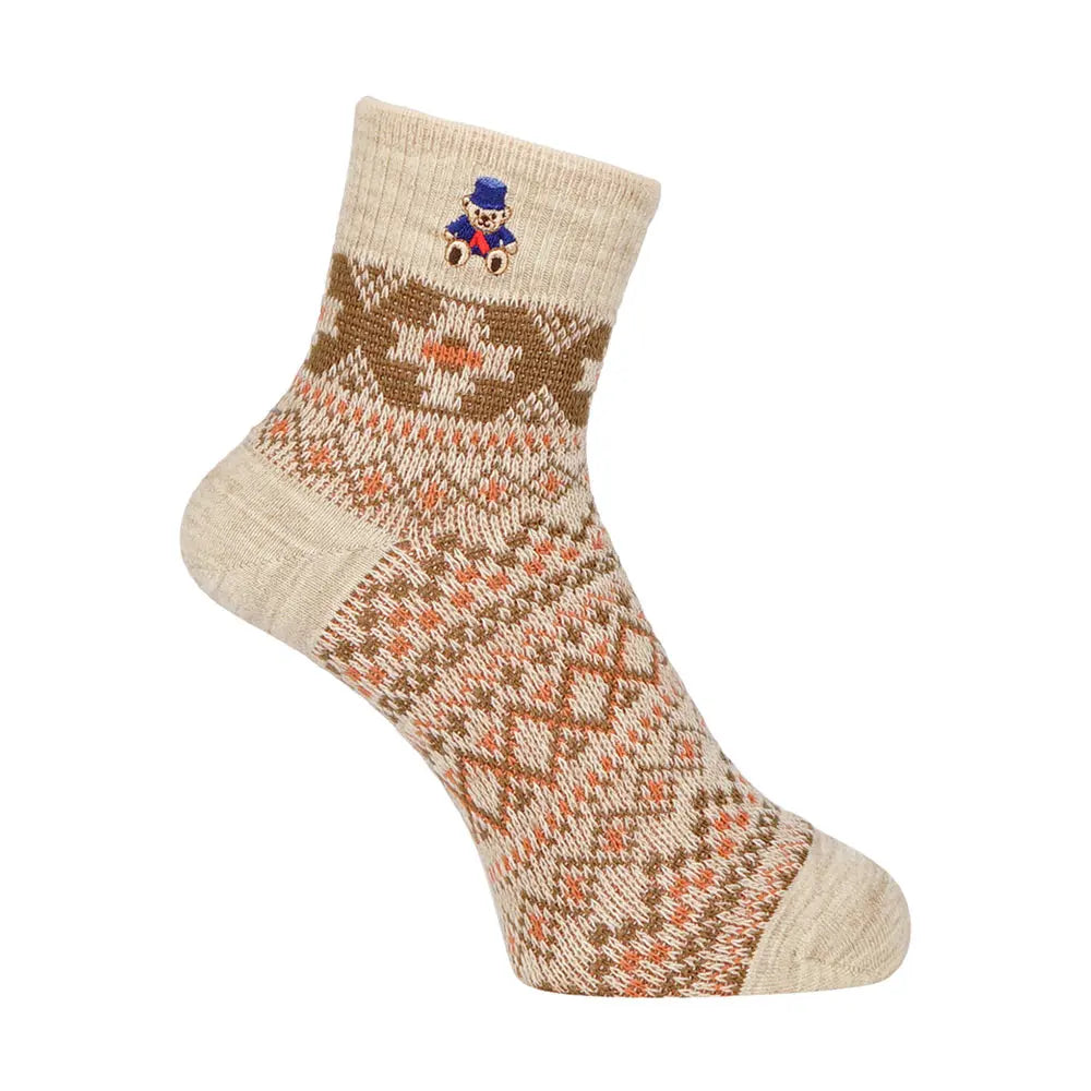 Aquascutum アクアスキュータム ソックス フェアアイルクマ - カジュアルソックス Beige / 24-26 RENOWNINX ONLINE SHOP