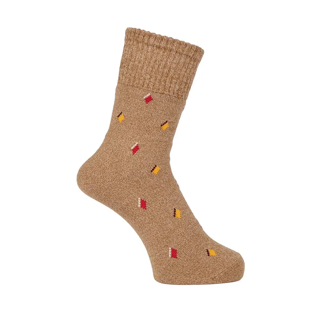 Aquascutum アクアスキュータム ソックス リッチェルダイヤボス - カジュアルソックス Brown / 24-26 RENOWNINX ONLINE SHOP