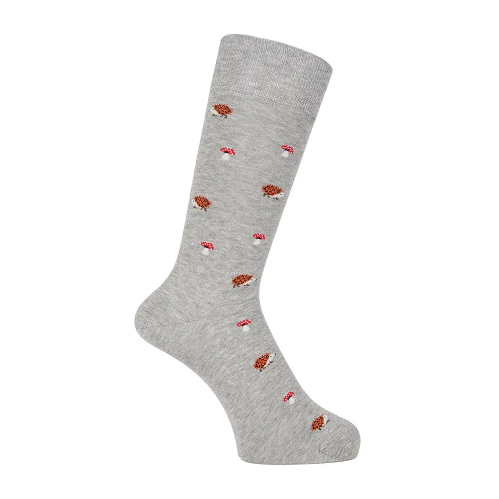 Aquascutum アクアスキュータム ニューライン ソックス ハリネズミ - カジュアルソックス Gray / 27-29 RENOWNINX ONLINE SHOP