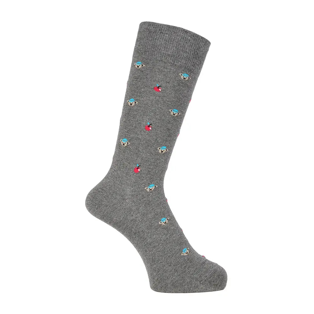 Aquascutum アクアスキュータム ニューライン ソックス ベア - カジュアルソックス Gray / 27-29 RENOWNINX ONLINE SHOP