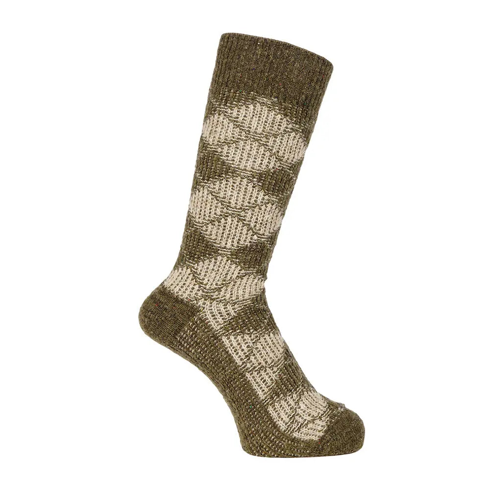 Aquascutum アクアスキュータム ニューライン ソックス アーガイル - カジュアルソックス Green / 25-27 RENOWNINX ONLINE SHOP