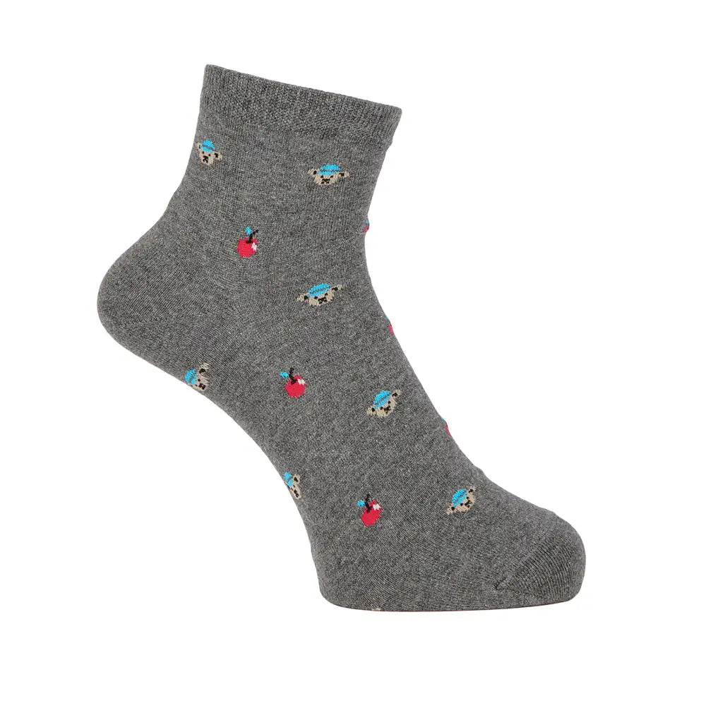 Aquascutum アクアスキュータム ニューライン ソックス ベアショート - カジュアルソックス Gray / 25-27 RENOWNINX ONLINE SHOP