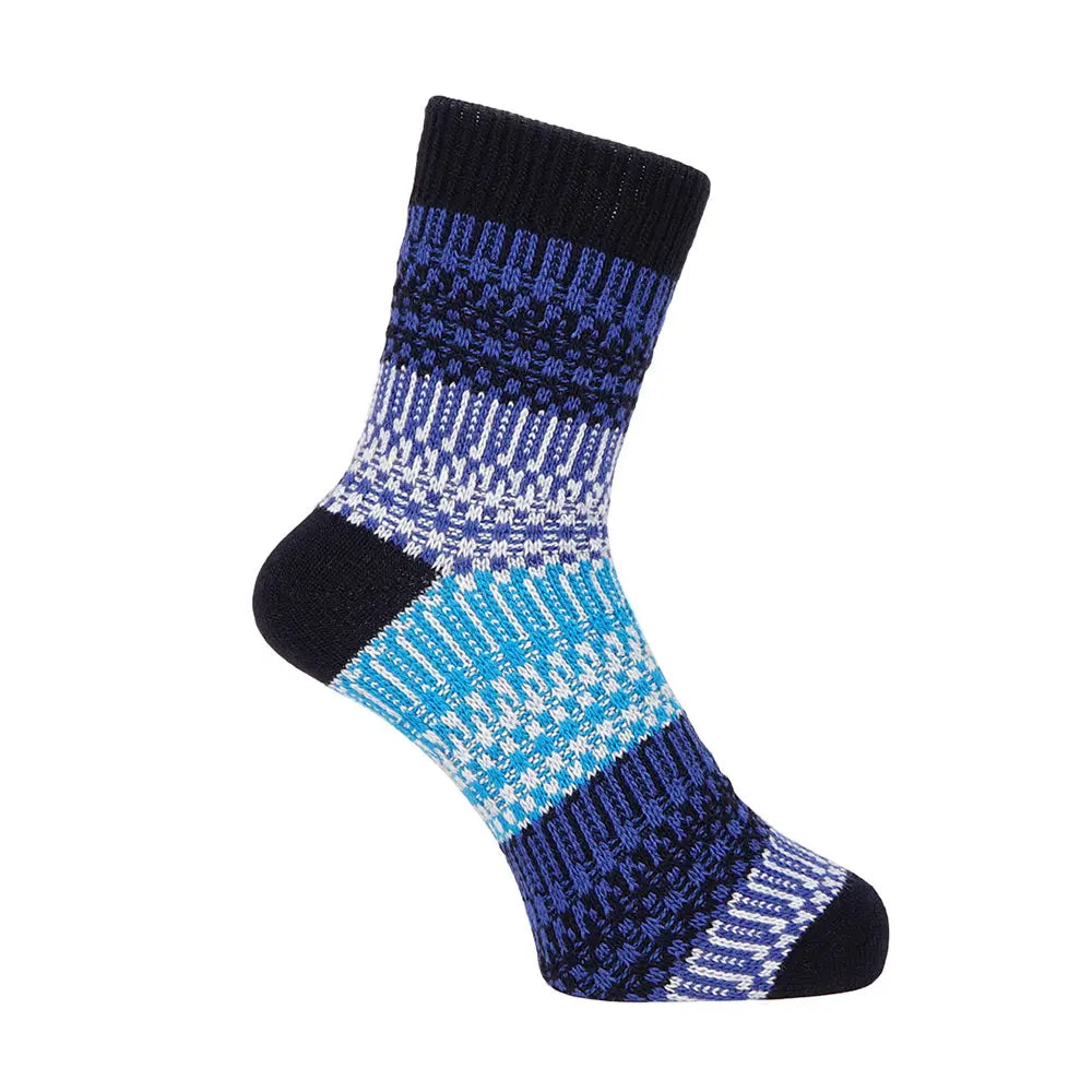 Aquascutum アクアスキュータム ニューライン ソックス フェアアイルハーフ - カジュアルソックス Navy / 25-27 RENOWNINX ONLINE SHOP