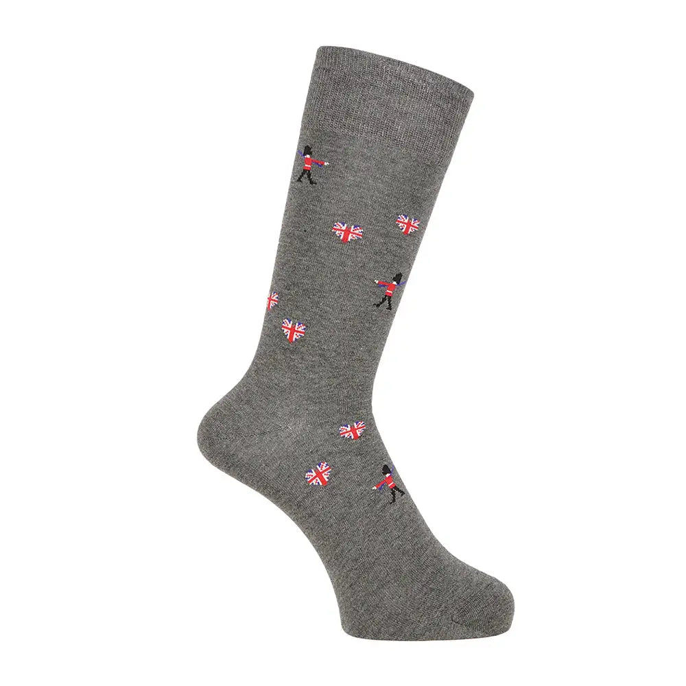 Aquascutum アクアスキュータム ソックス ガーディアン - カジュアルソックス Gray / 25-27 RENOWNINX ONLINE SHOP