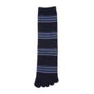 Aquascutum アクアスキュータム ソックス 5本指マルチボーダークルー - カジュアルソックス Navy / 25-27 RENOWNINX ONLINE SHOP