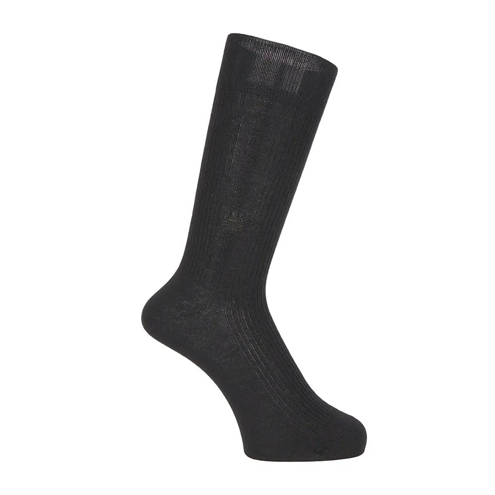 Aquascutum アクアスキュータム ソックス センターリンクス - ビジネスソックス Black / 27-29 RENOWNINX ONLINE SHOP