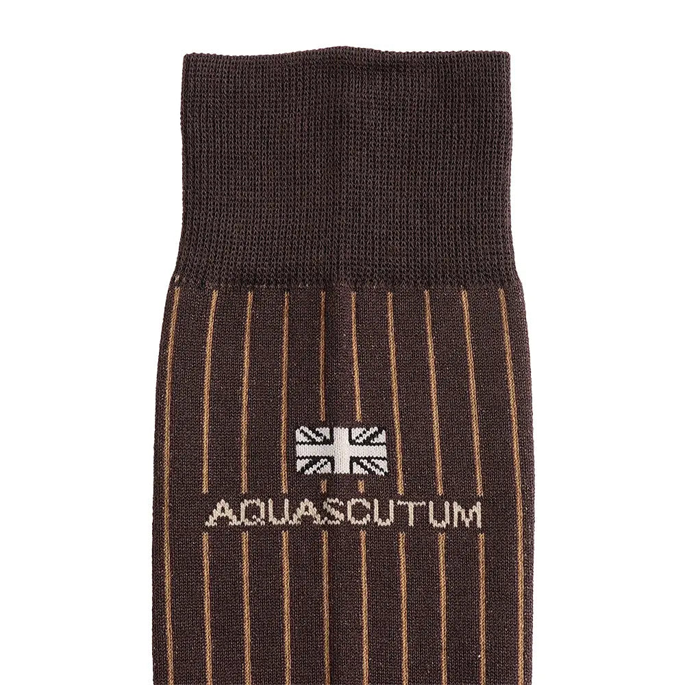 Aquascutum アクアスキュータム ソックス スマートストライプ - ビジネスソックス RENOWNINX ONLINE SHOP