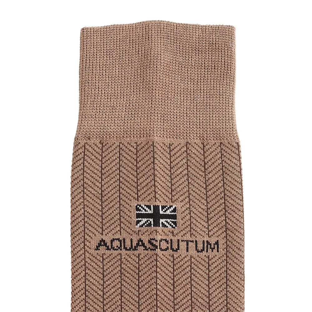 Aquascutum アクアスキュータム ソックス スマートヘリンボーン - ビジネスソックス RENOWNINX ONLINE SHOP