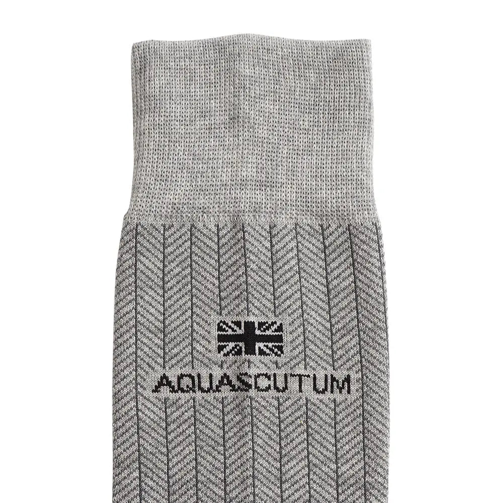 Aquascutum アクアスキュータム ソックス スマートヘリンボーン - ビジネスソックス RENOWNINX ONLINE SHOP