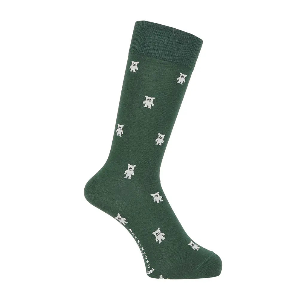MACKINTOSH LONDON マッキントッシュ ロンドン ソックス ホーンド ベア - カジュアルソックス Dark Green / 25-27 RENOWNINX ONLINE SHOP