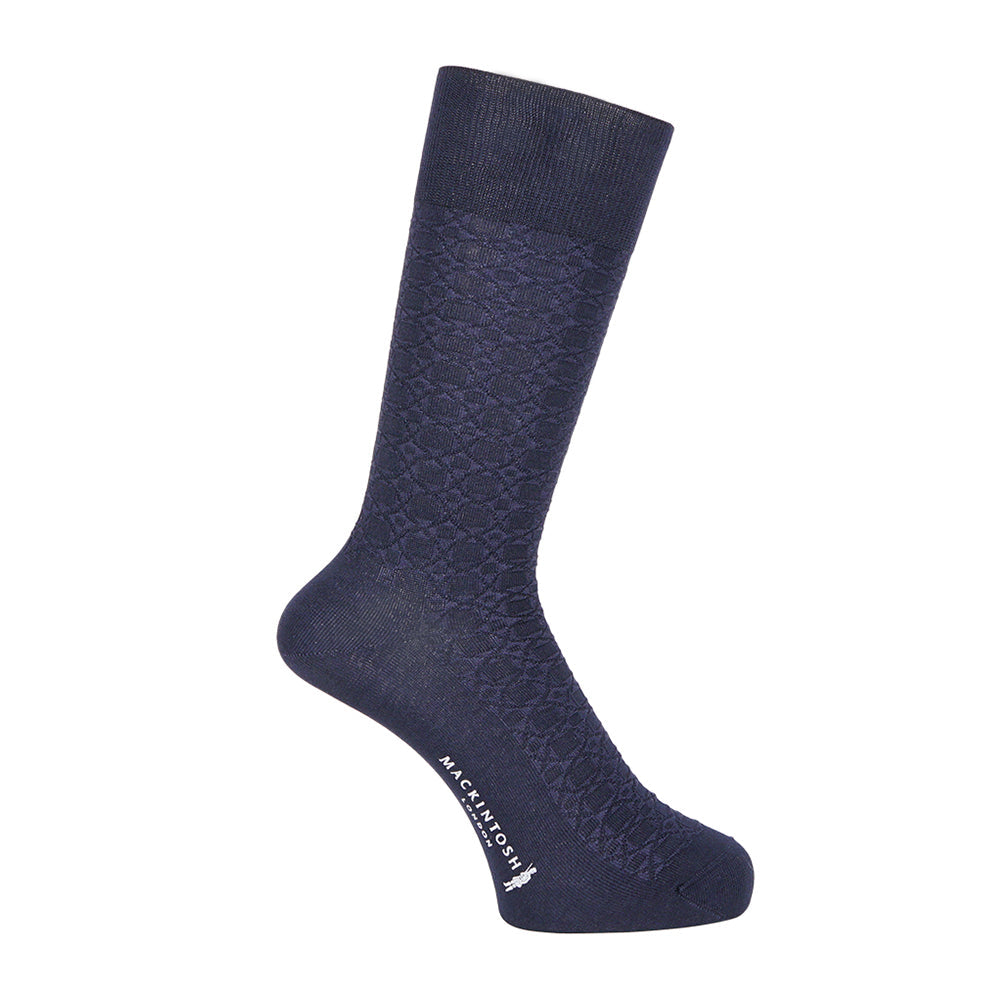 MACKINTOSH LONDON マッキントッシュ ロンドン ソックス アンドリューリンクス - ビジネスソックス Navy / 25-27 RENOWNINX ONLINE SHOP