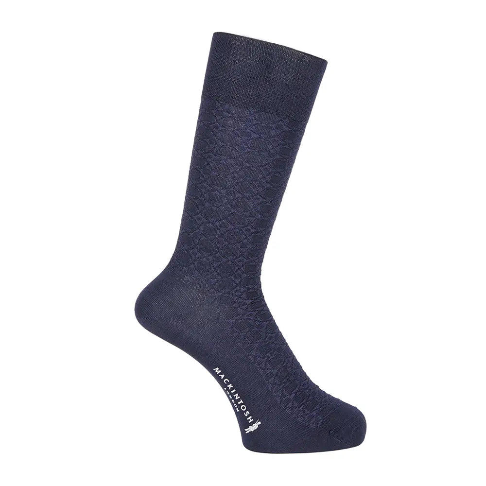 MACKINTOSH LONDON マッキントッシュ ロンドン ソックス アンドリューリンクス - ビジネスソックス Navy / 25-27 RENOWNINX ONLINE SHOP