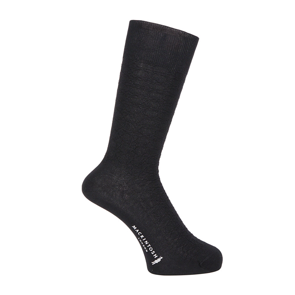 MACKINTOSH LONDON マッキントッシュ ロンドン ソックス アンドリューリンクス - ビジネスソックス Black / 25-27 RENOWNINX ONLINE SHOP