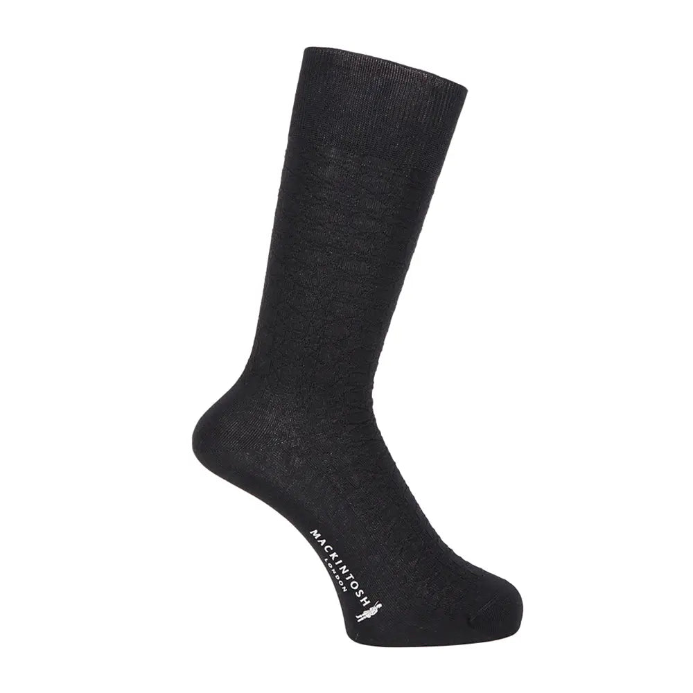 MACKINTOSH LONDON マッキントッシュ ロンドン ソックス アンドリューリンクス - ビジネスソックス Black / 25-27 RENOWNINX ONLINE SHOP
