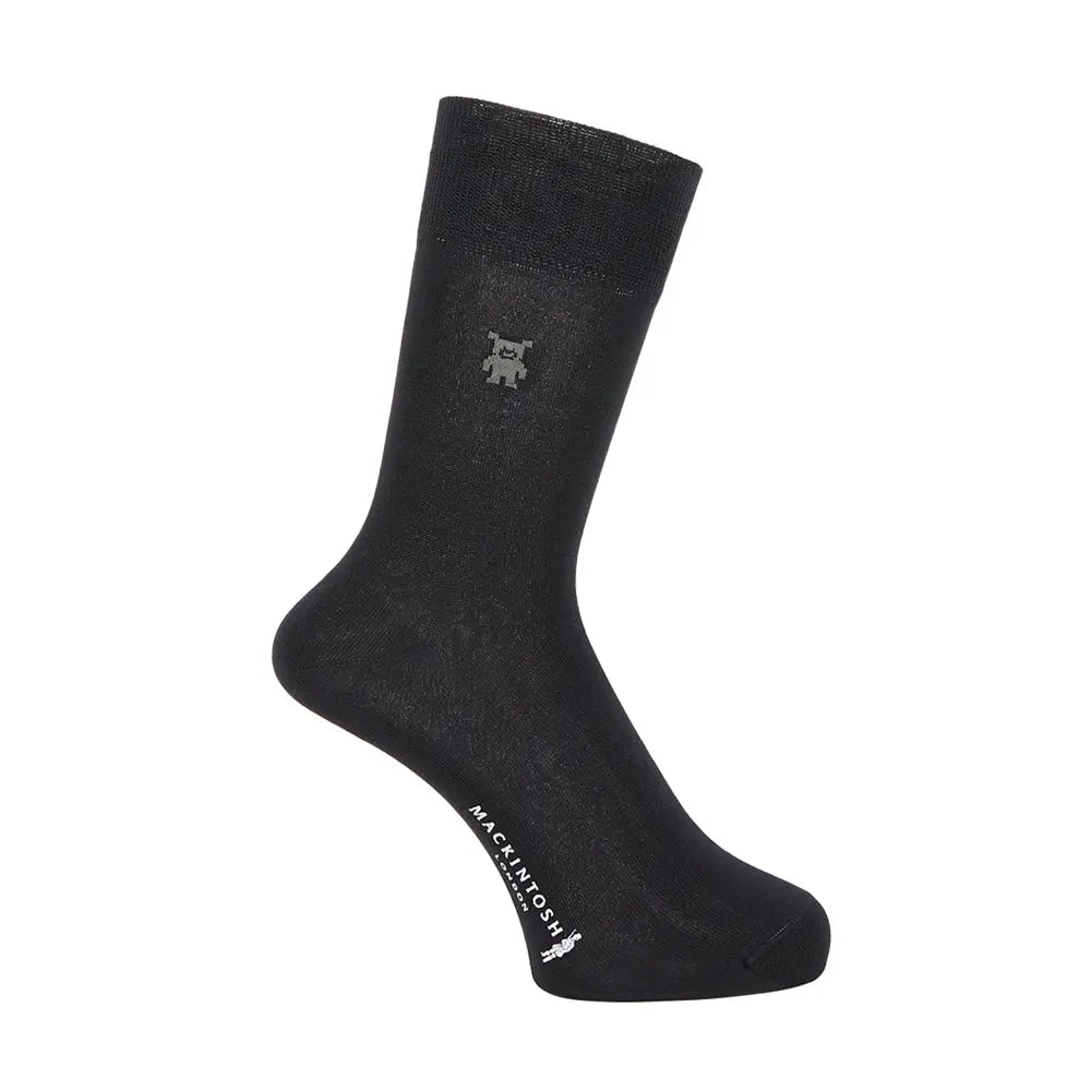 MACKINTOSH LONDON マッキントッシュ ロンドン ソックス ホーンドベアドレス 22cm丈 - ビジネスソックス Black / 25-27 RENOWNINX ONLINE SHOP