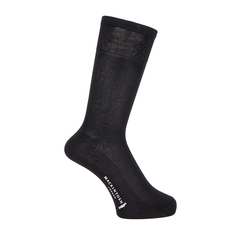 MACKINTOSH LONDON マッキントッシュ ロンドン ソックス ラインメッシュ - ビジネスソックス Black / 25-26 RENOWNINX ONLINE SHOP