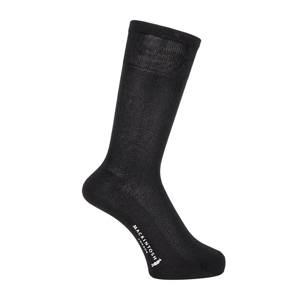 MACKINTOSH LONDON マッキントッシュ ロンドン ソックス ラインメッシュ - ビジネスソックス Black / 25-26 RENOWNINX ONLINE SHOP