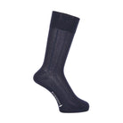MACKINTOSH LONDON マッキントッシュ ロンドン ソックス 綿麻メッシュストライプ - ビジネスソックス Navy / 27-29 RENOWNINX ONLINE SHOP