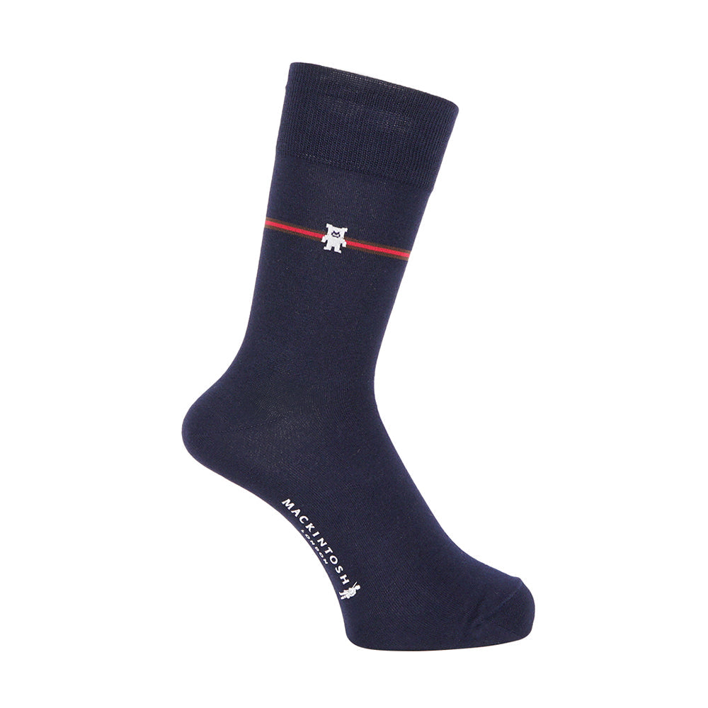MACKINTOSH LONDON マッキントッシュ ロンドン ソックス クラブホーンドベア 22cm丈 - カジュアルソックス Navy / 25-27 RENOWNINX ONLINE SHOP
