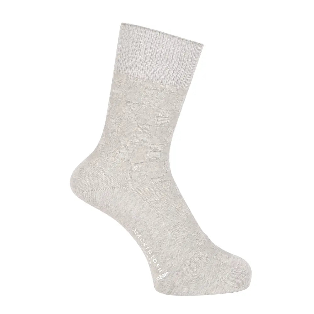 MACKINTOSH LONDON マッキントッシュ ロンドン ソックス ホーンドベアリンクス 22cm丈 - カジュアルソックス Light Gray / 25-27 RENOWNINX ONLINE SHOP