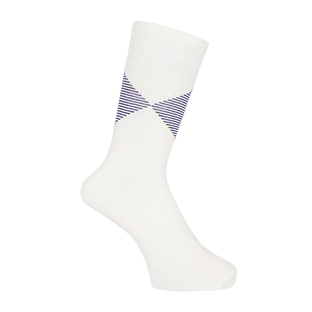 MACKINTOSH LONDON マッキントッシュ ロンドン ソックス アーガイル22cm丈 - カジュアルソックス White / 25-27 RENOWNINX ONLINE SHOP